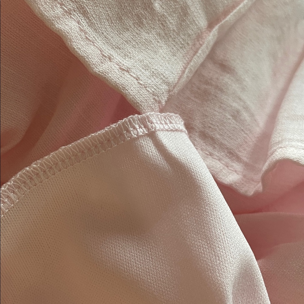 💥NWOT💥TRIXXI Light Pink Long Sleeve Smocked Waist Tiered Dress Size XL - Picture 10 of 12